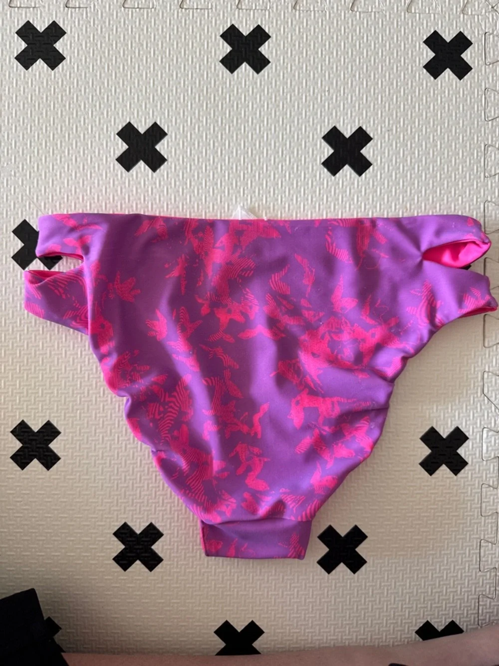 Bright Pink & Purple Swim Bottoms